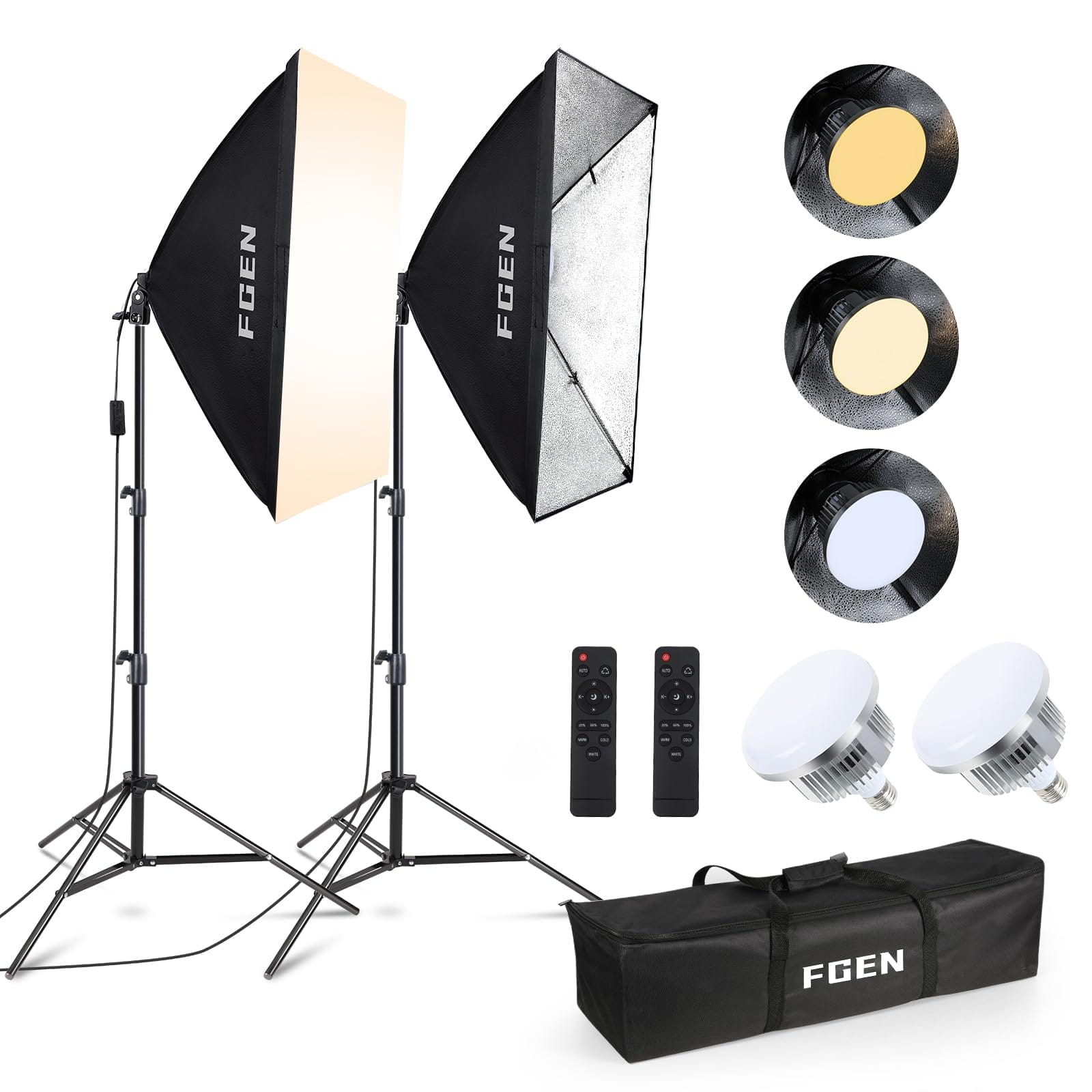 FGen Softbox Set Fotostudio