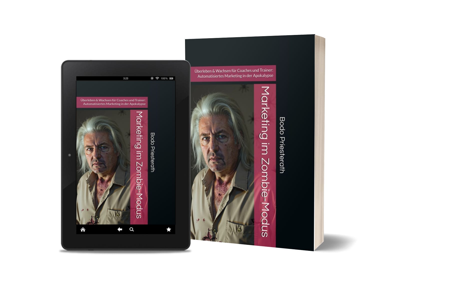 Als Ebook, Paperback und Hardcover auf Amazon verfügbar: Marketing im Zombie-Modus: Überleben & Wachsen für Coaches und Trainer